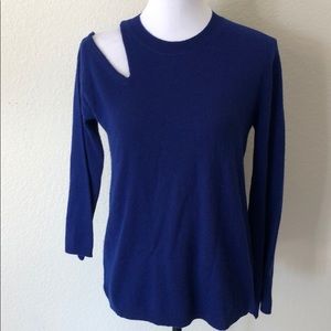 Cashmere Blend Cut-out Sweater
